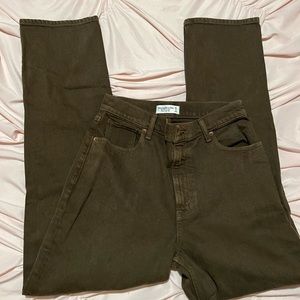 brown abercrombie jeans